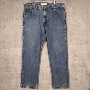 Levi’s 505 Regular Fit Blue Jeans Mens 40x32 Straight Leg Classic Dad Fit Grunge